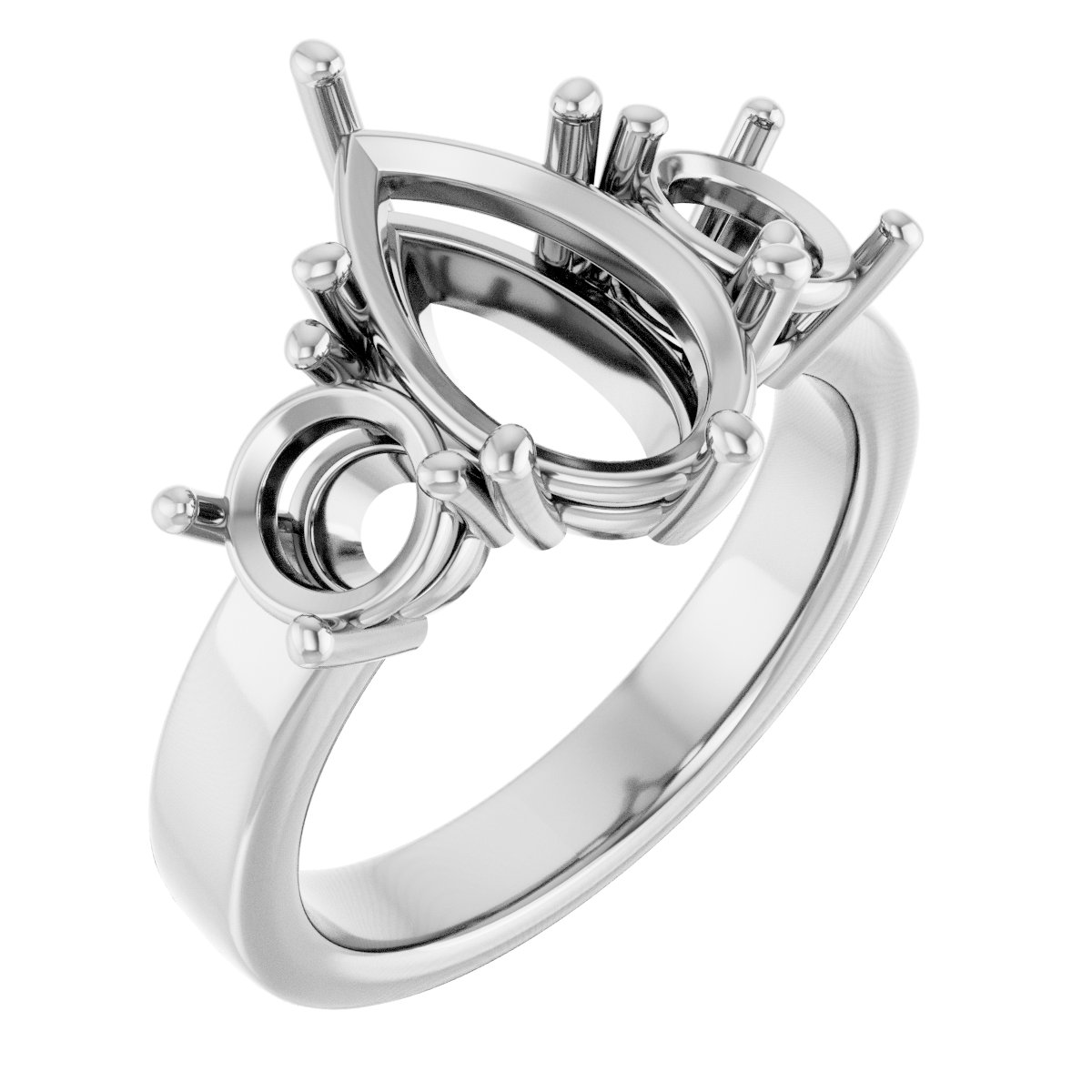 Three-Stone Engagement Ring