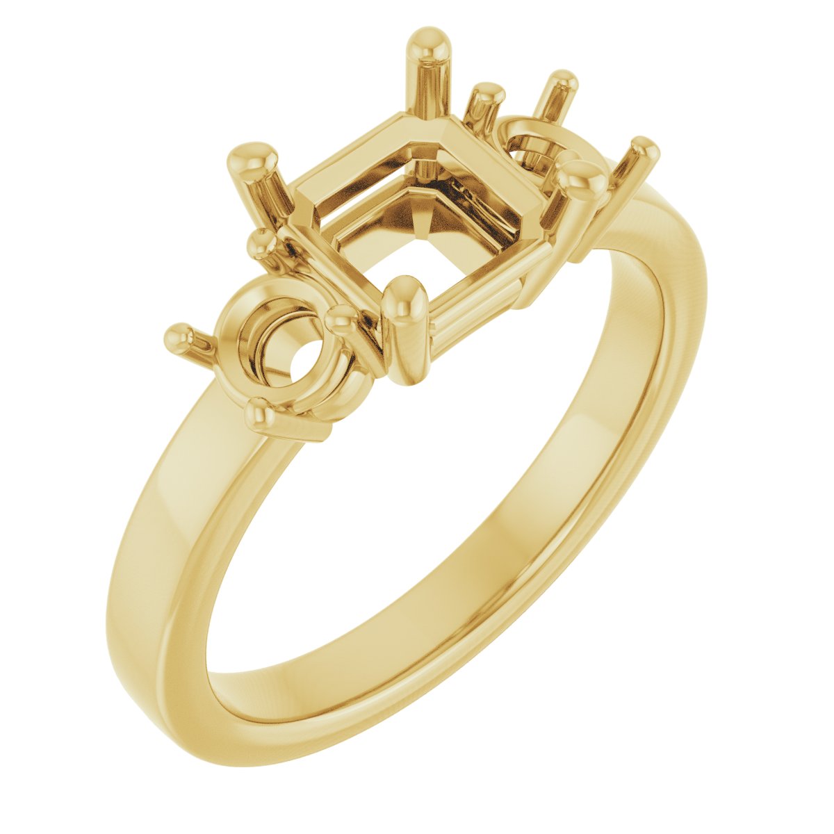 Three-Stone Engagement Ring