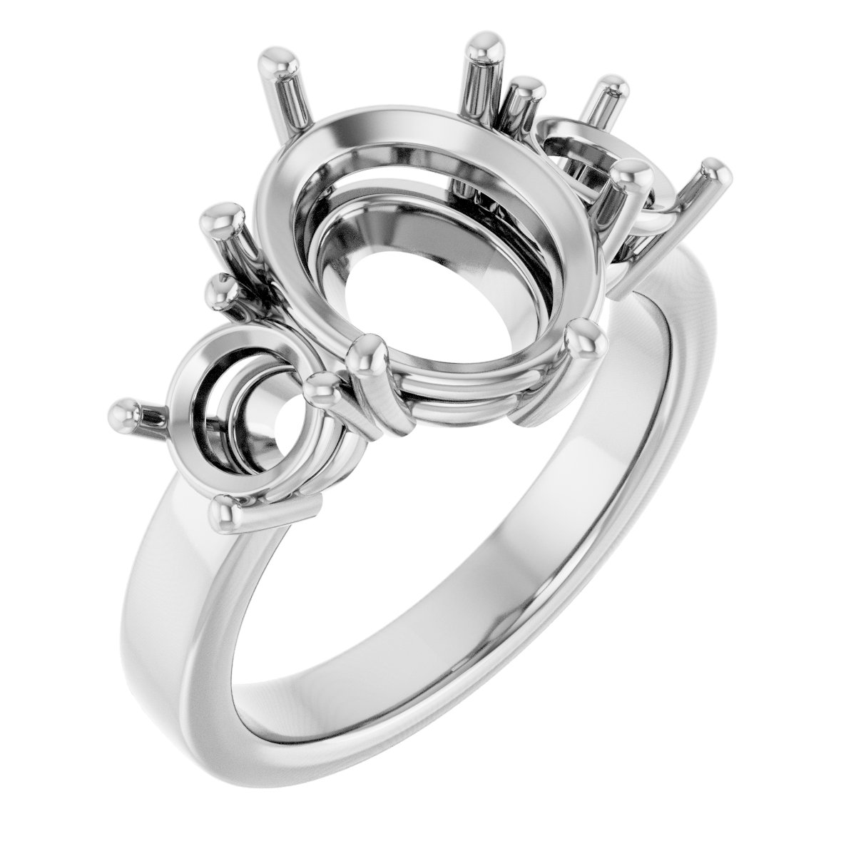 Three-Stone Engagement Ring