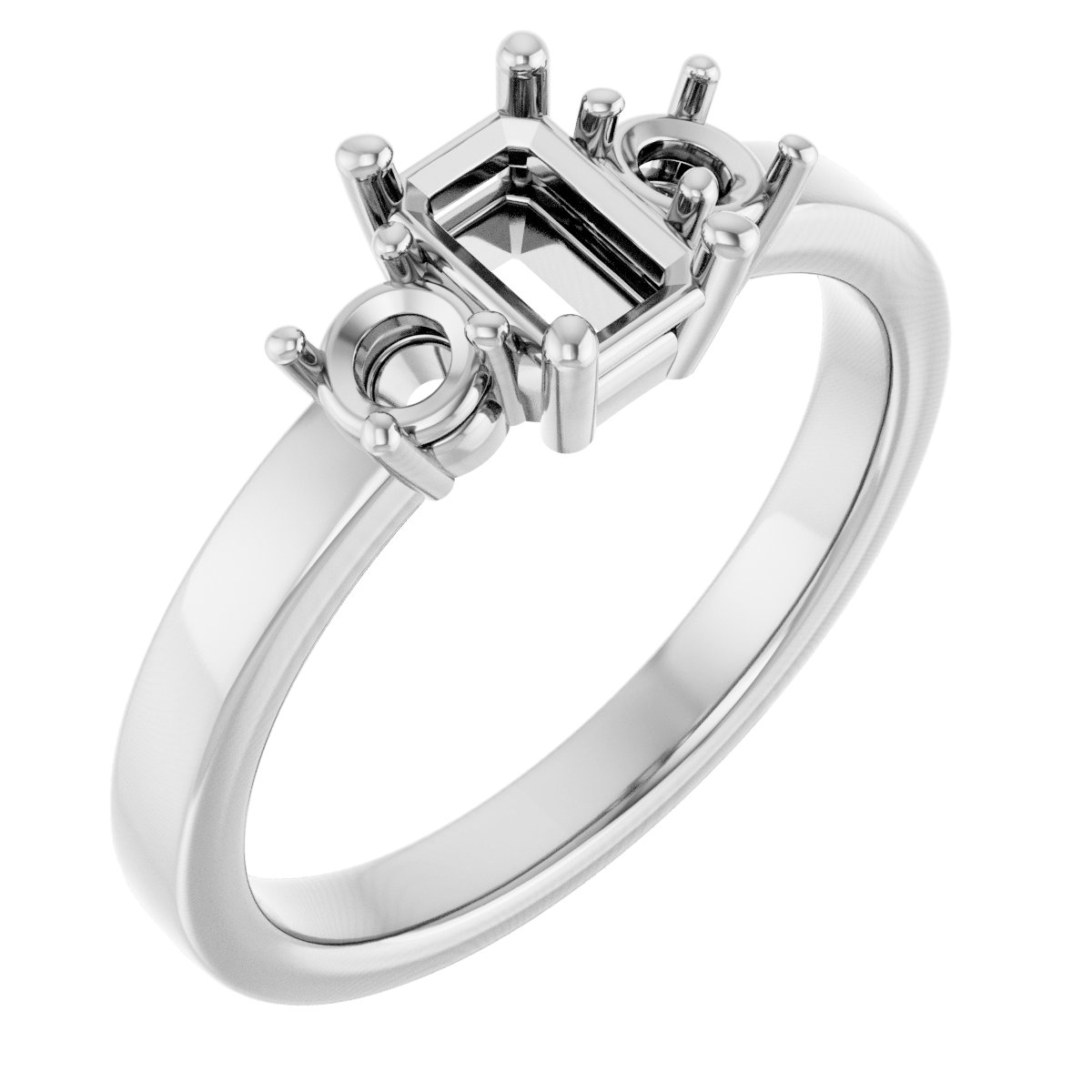 Three-Stone Engagement Ring