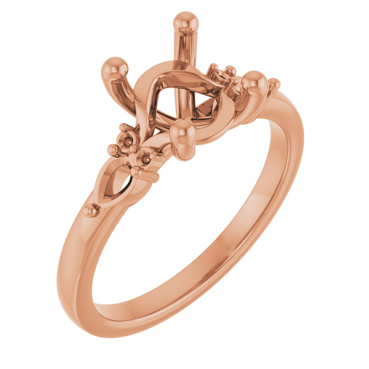 Accented Engagement Ring or Band