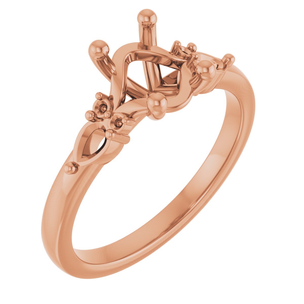 Accented Engagement Ring or Band