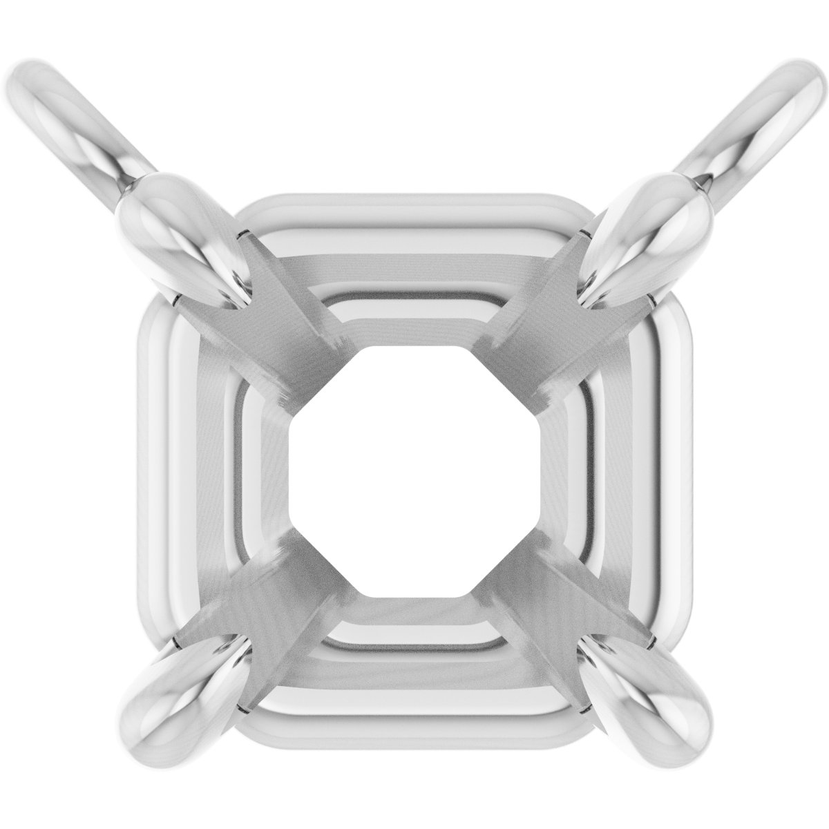 Claw-Prong Solitaire Necklace Center