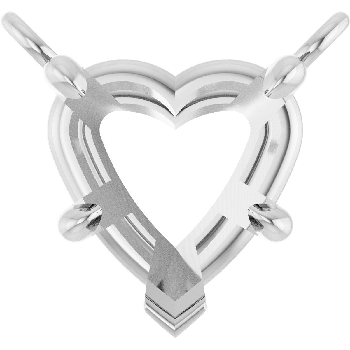 Claw-Prong Solitaire Necklace Center