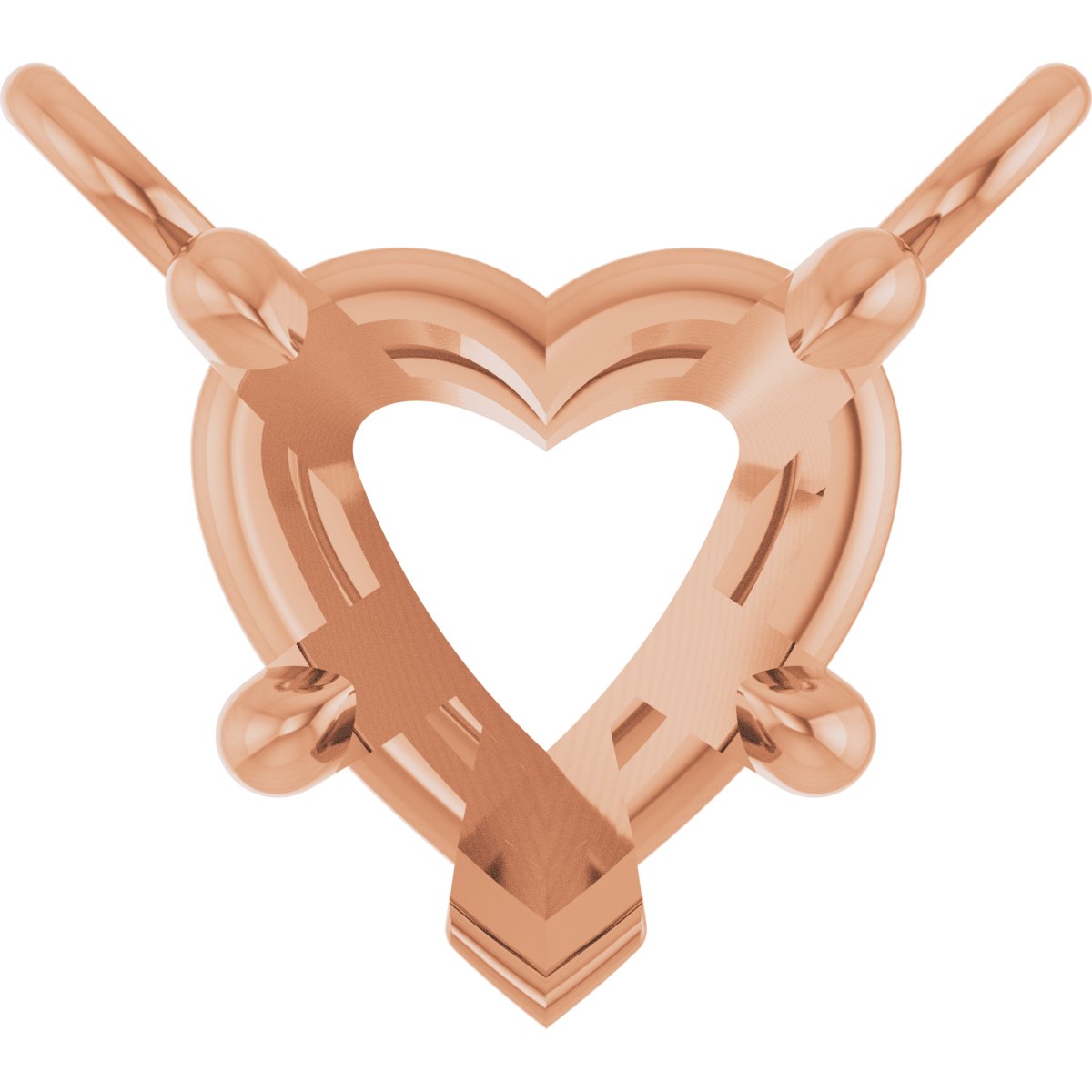 Claw-Prong Solitaire Necklace Center