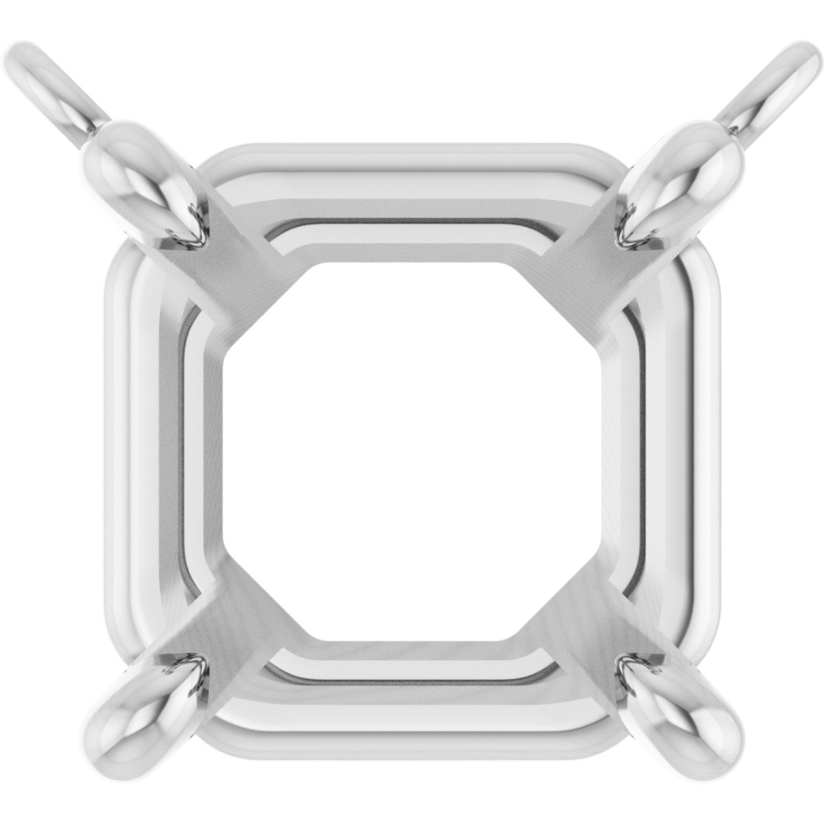Claw-Prong Solitaire Necklace Center