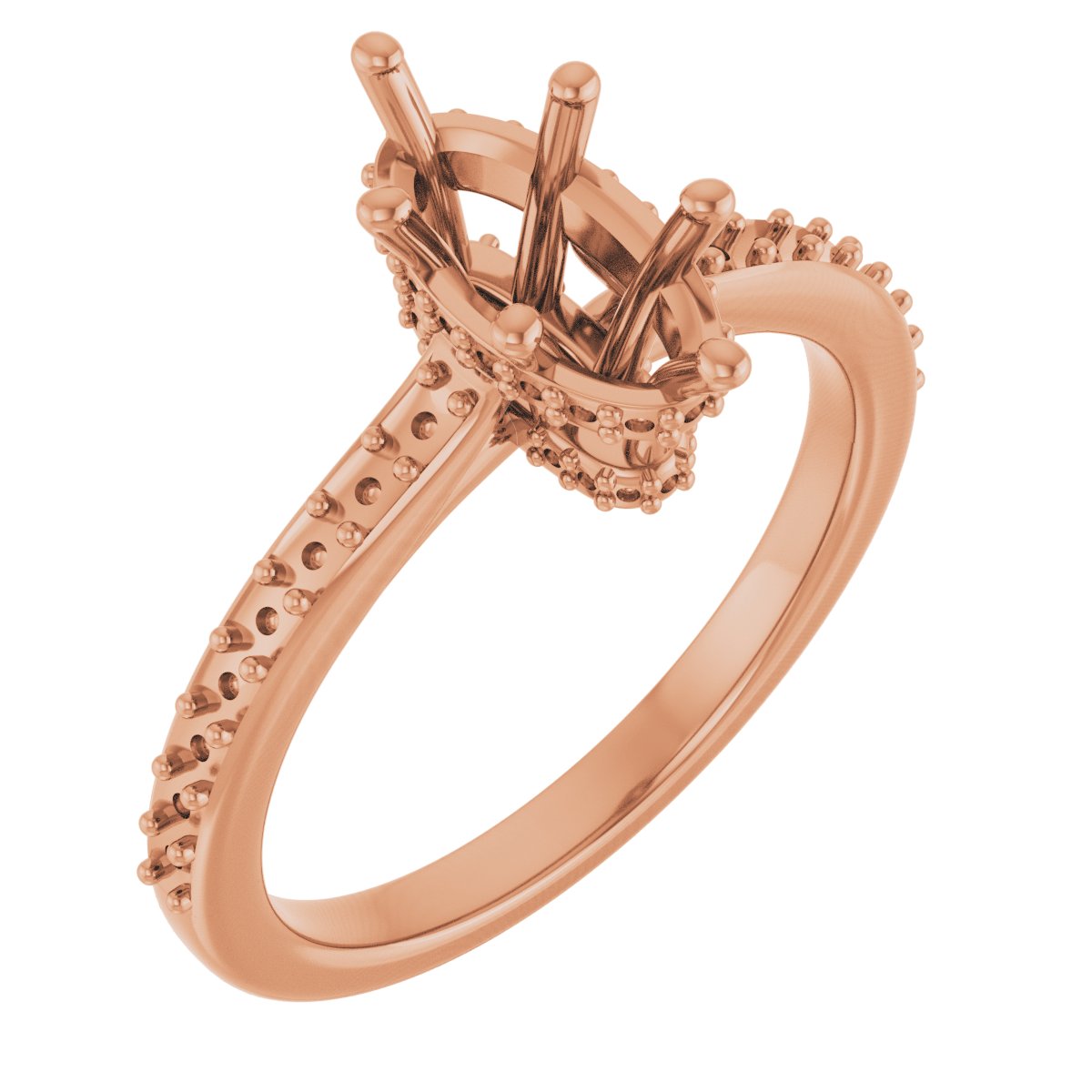 Hidden Halo-Style Engagement Ring