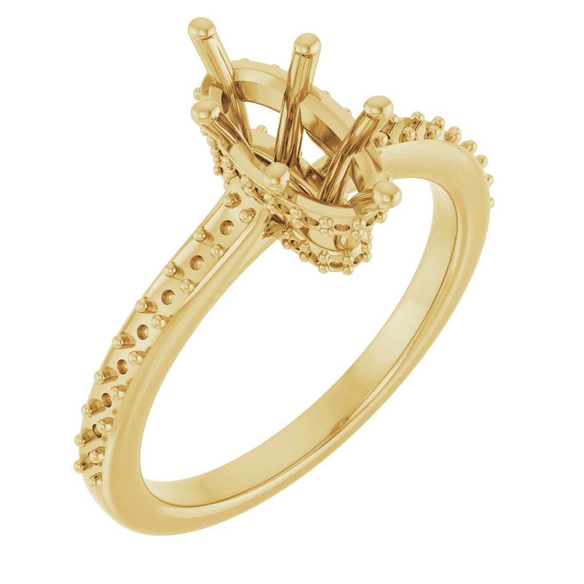 Hidden Halo-Style Engagement Ring