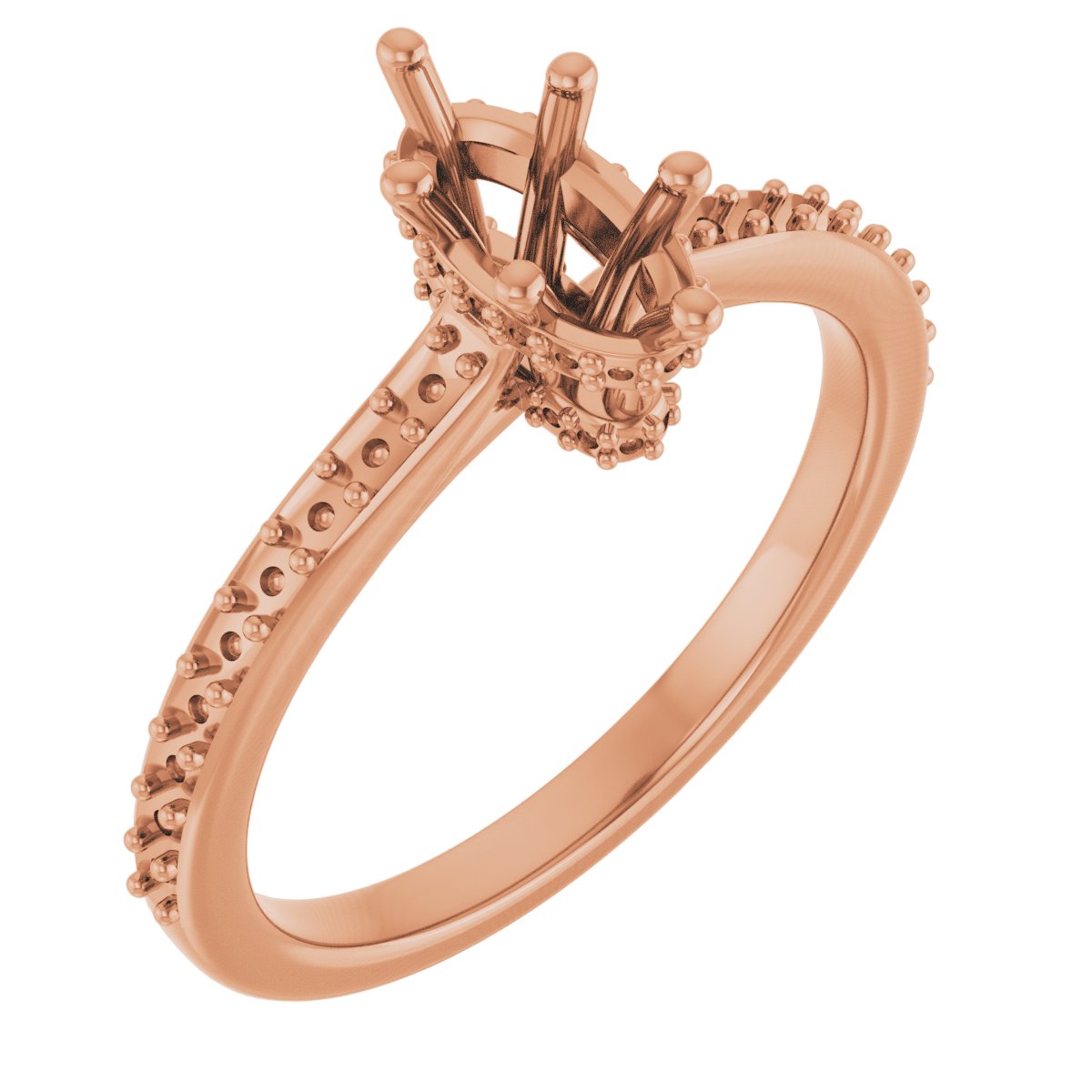 Hidden Halo-Style Engagement Ring