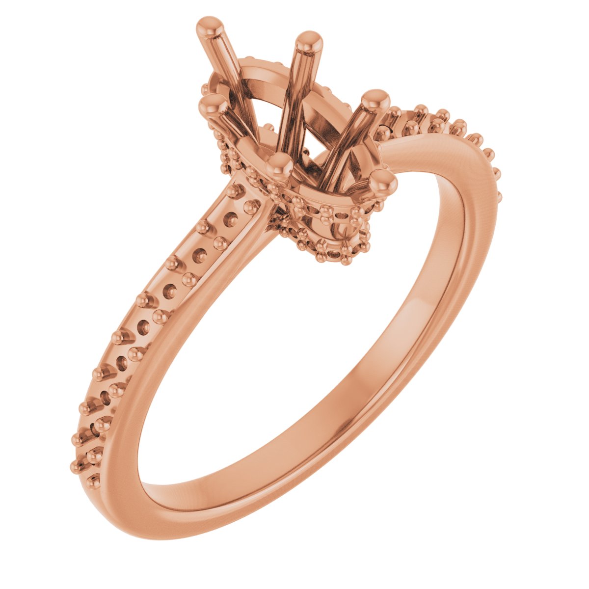 Hidden Halo-Style Engagement Ring