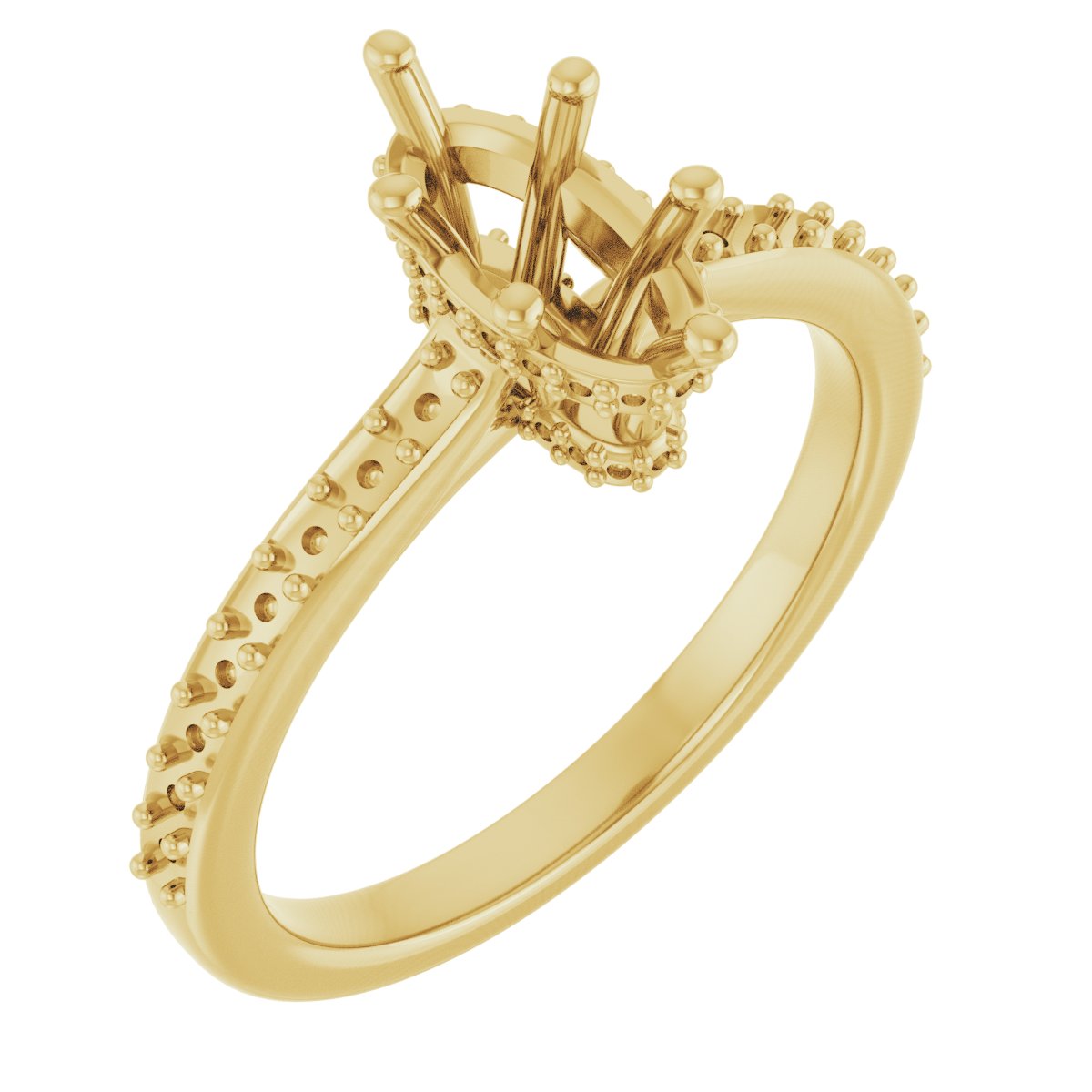Hidden Halo-Style Engagement Ring