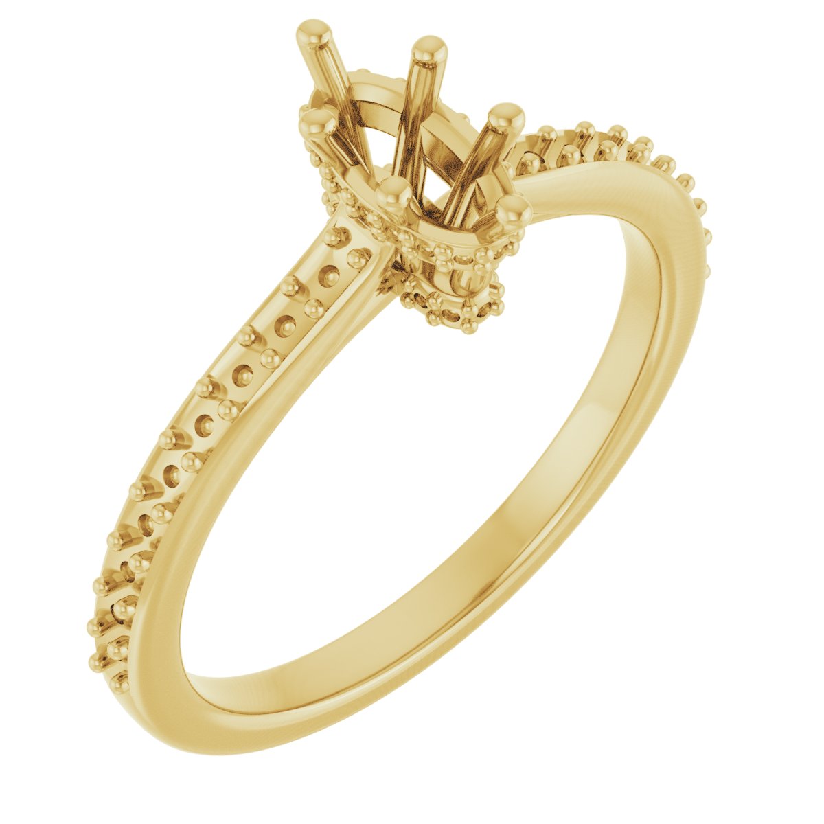 Hidden Halo-Style Engagement Ring