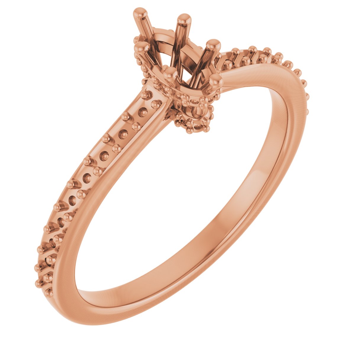 Hidden Halo-Style Engagement Ring