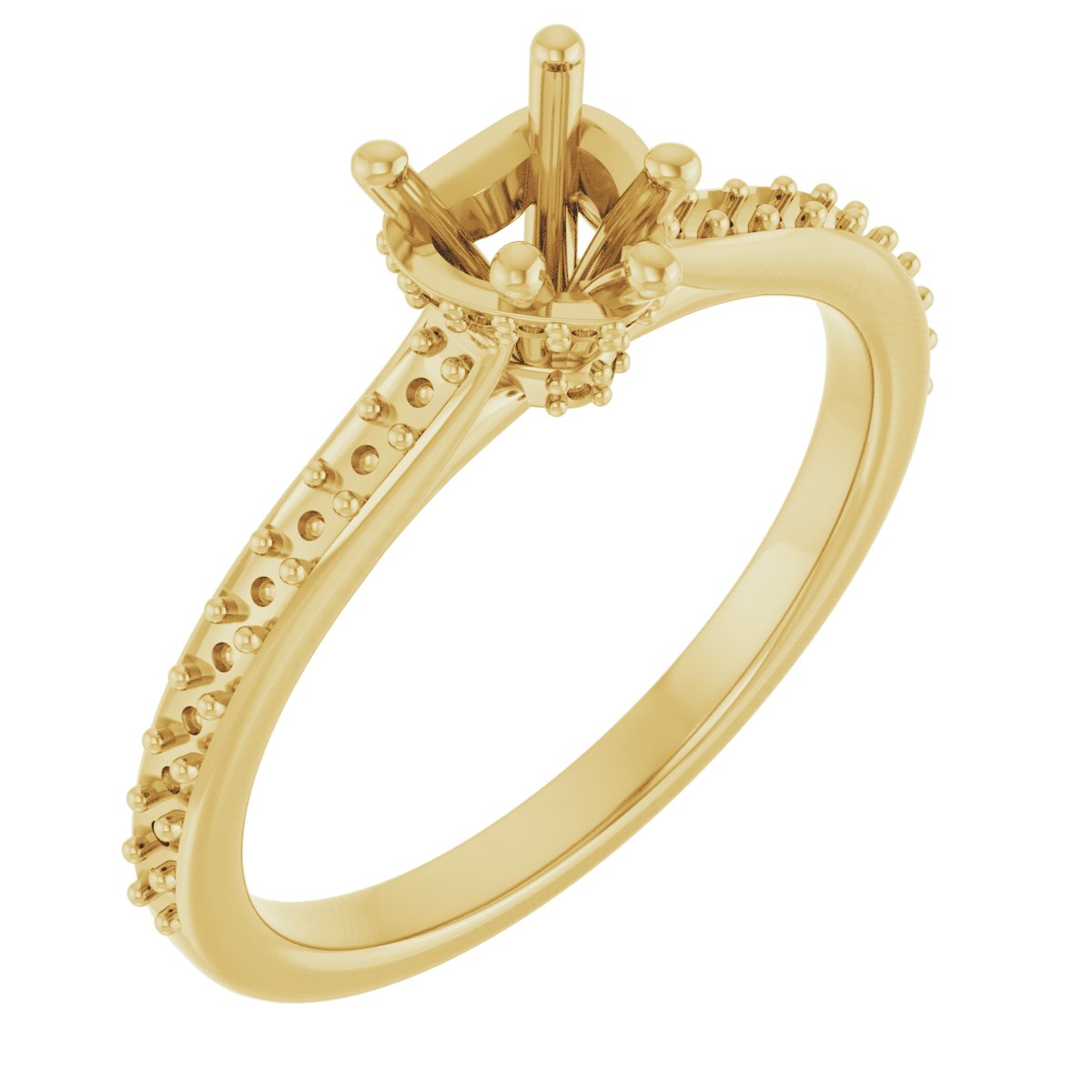 Hidden Halo-Style Engagement Ring