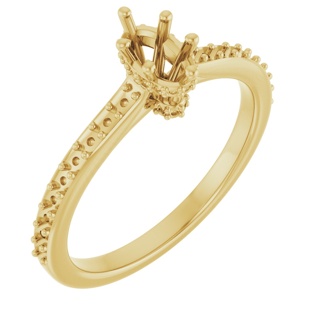 Hidden Halo-Style Engagement Ring