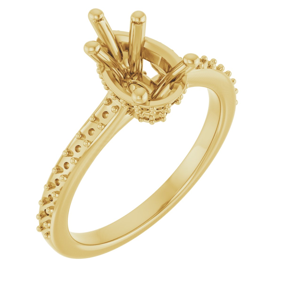 Hidden Halo-Style Engagement Ring