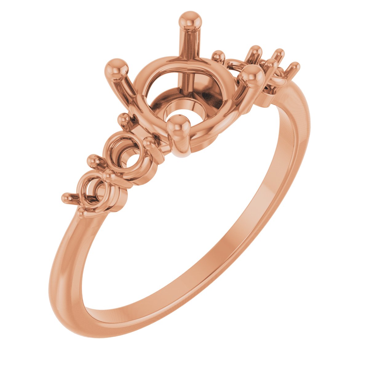 Accented Engagement Ring or Band
