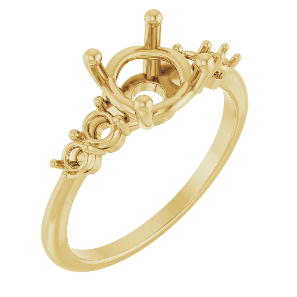 Accented Engagement Ring or Band