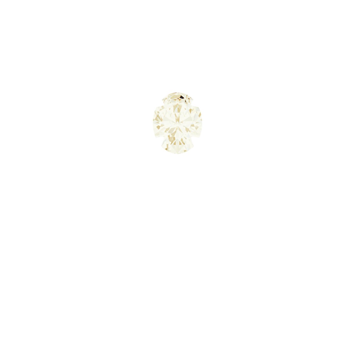 14K Yellow 1/6 CT Natural Diamond Ring 