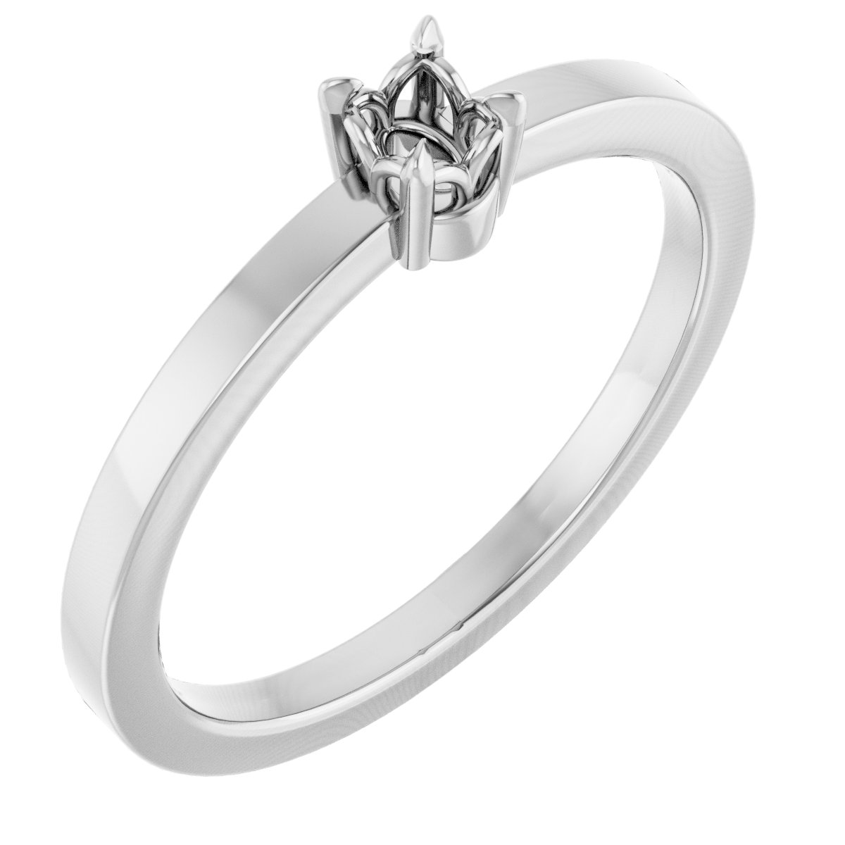 Claw-Prong Solitaire Ring