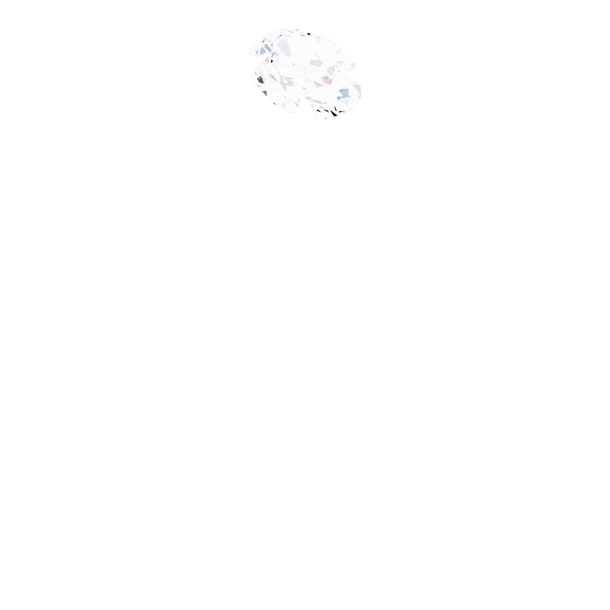 14k White Gold