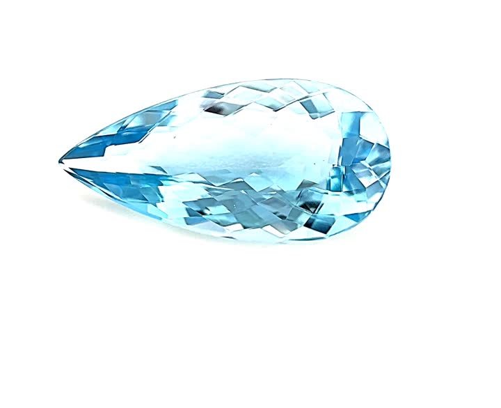 3.58 Carat Pear Cut Diamond