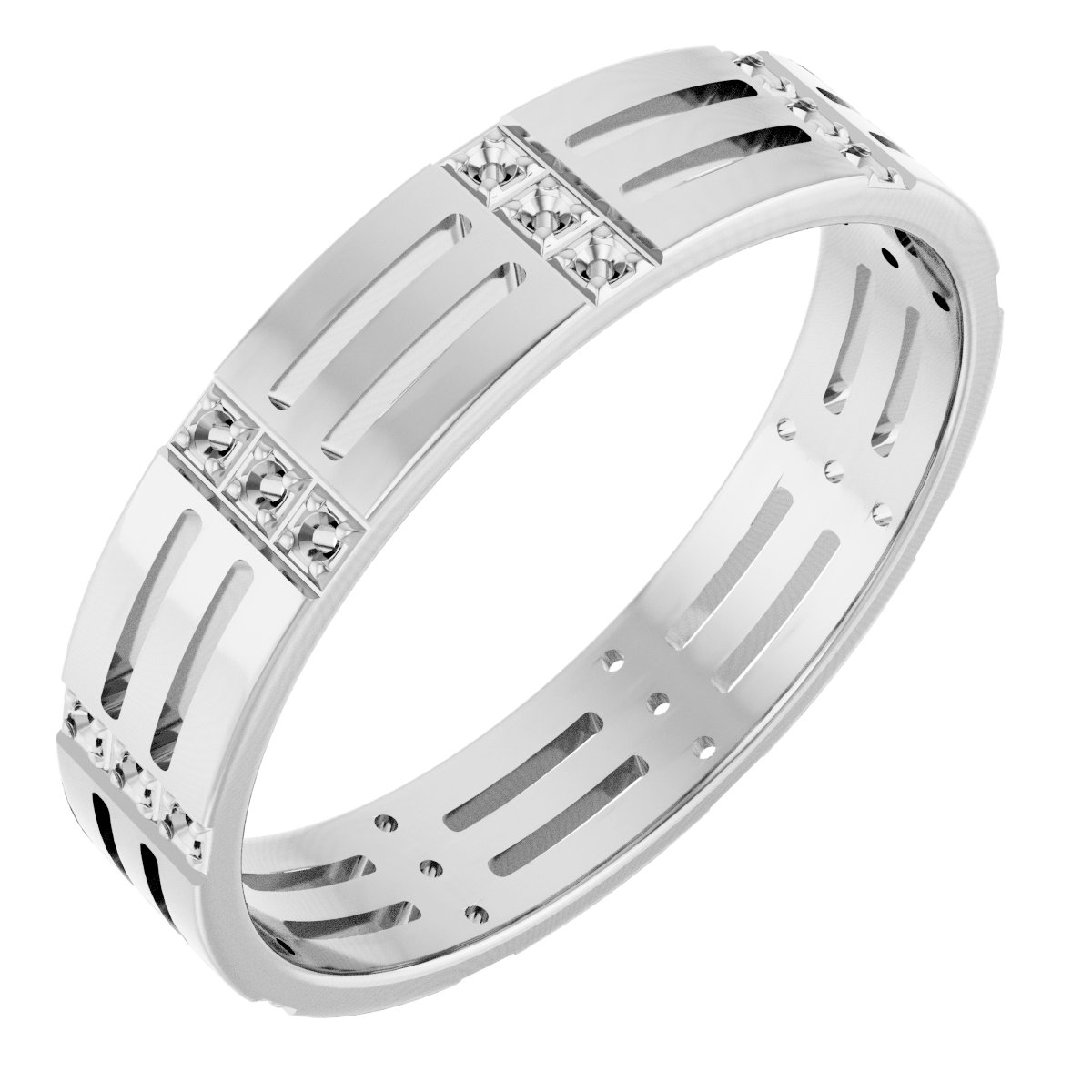 Patterned Eternity Band