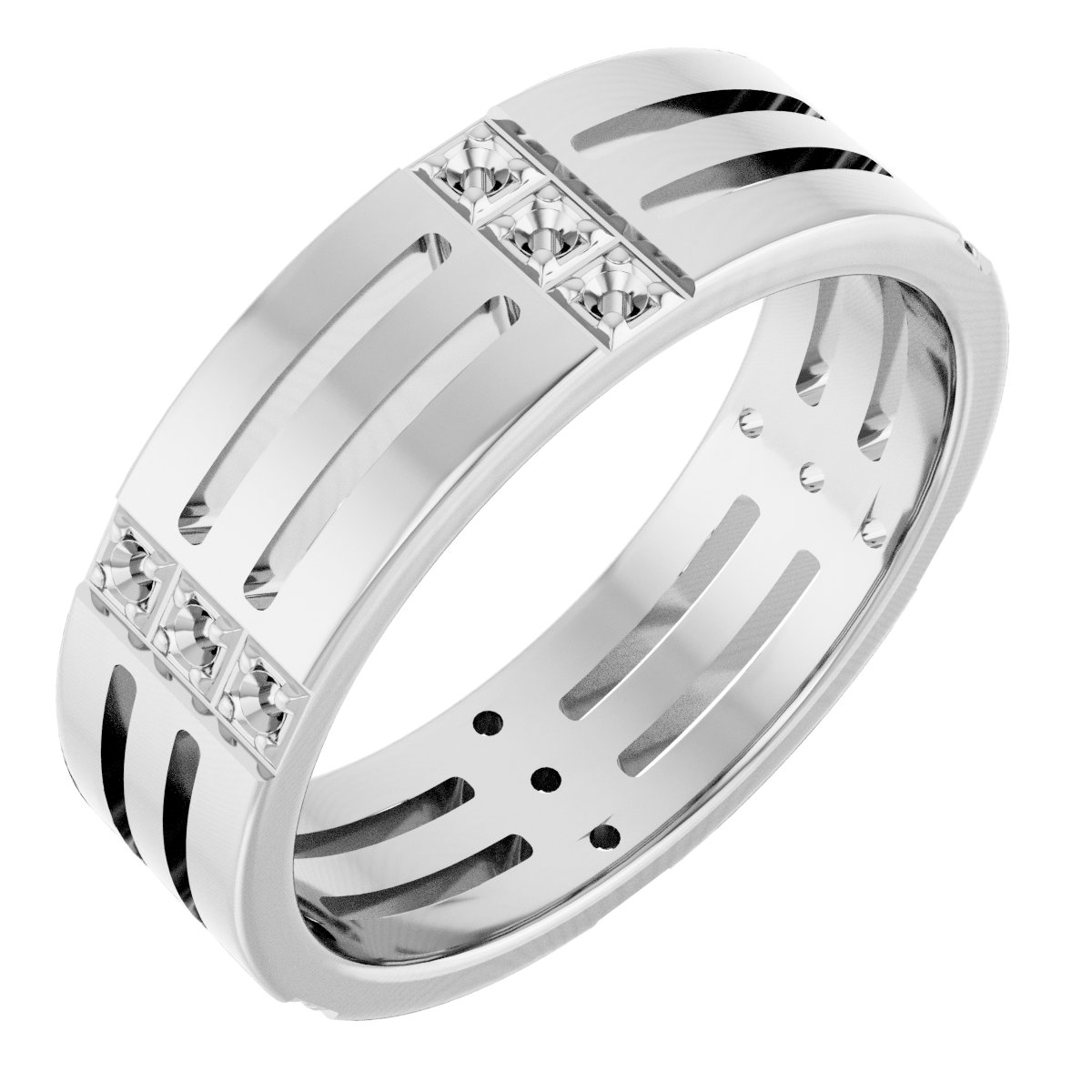 Patterned Eternity Band
