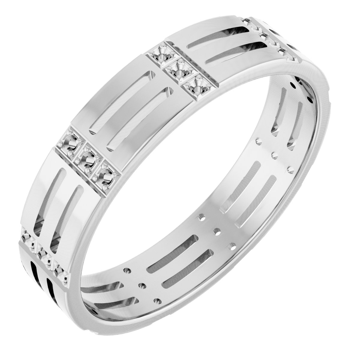 Patterned Eternity Band