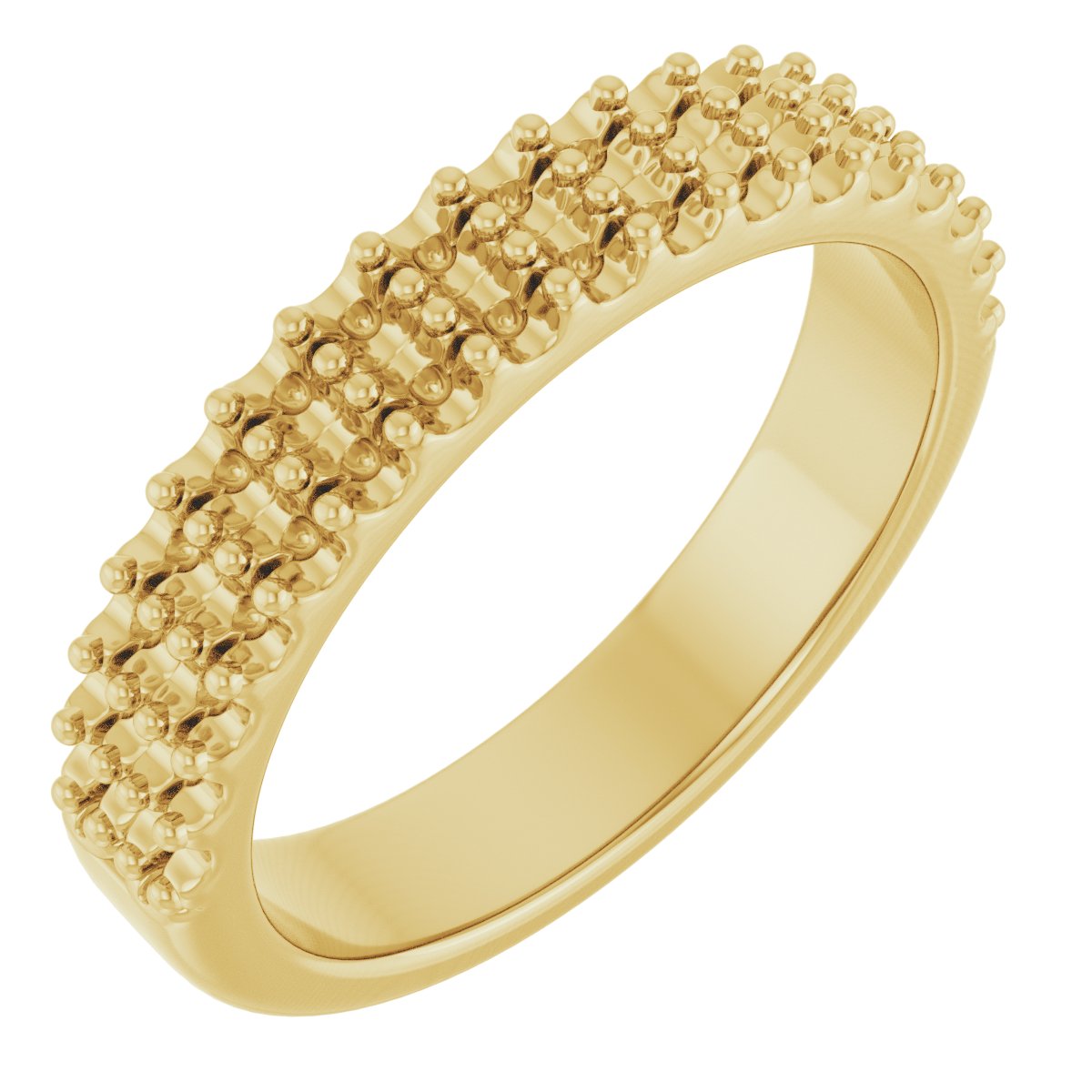 Band Mounting for 6 mm Square Ring — Saleh Jewelers