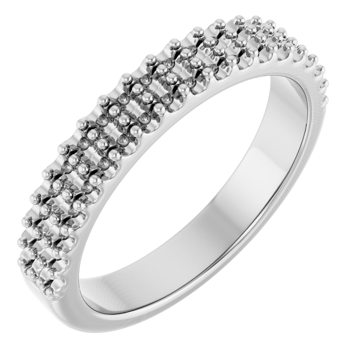 Band Mounting for 6 mm Square Ring