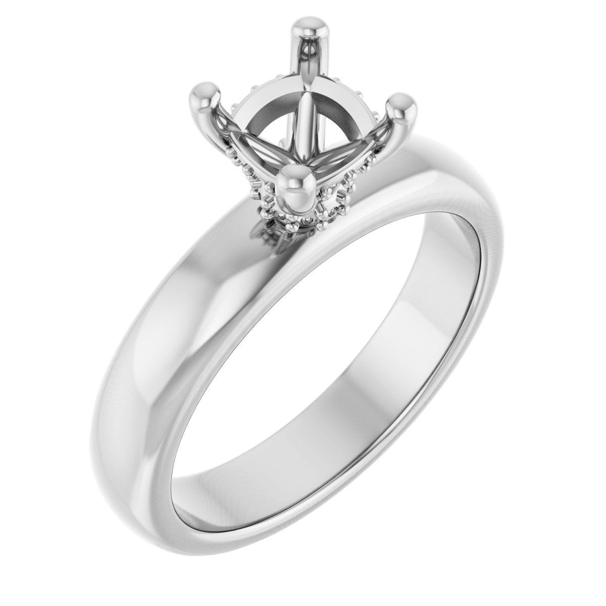 Accented Engagement Ring
