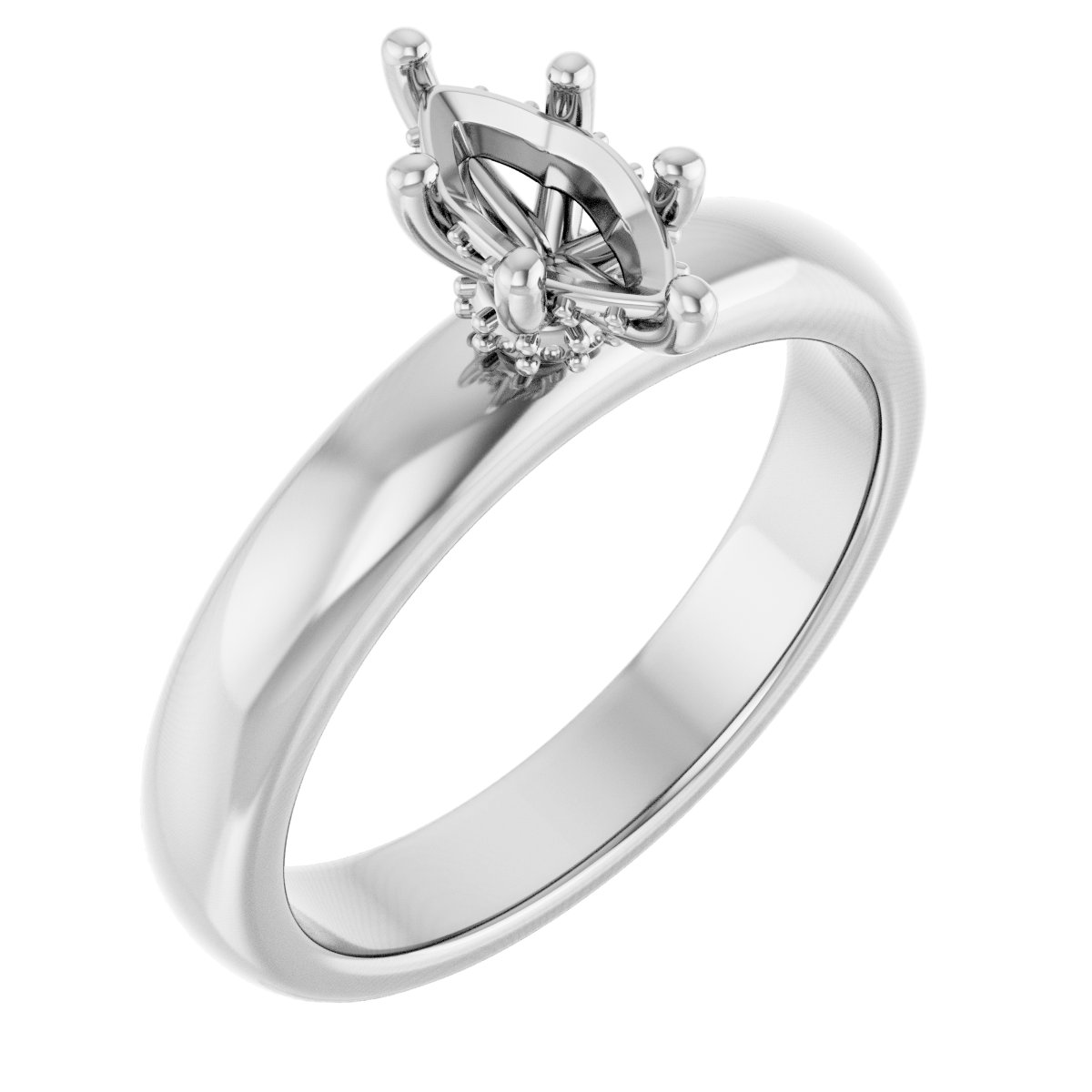 Accented Engagement Ring