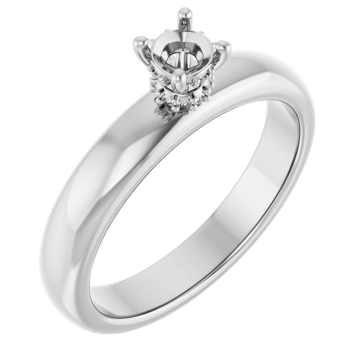 Accented Engagement Ring