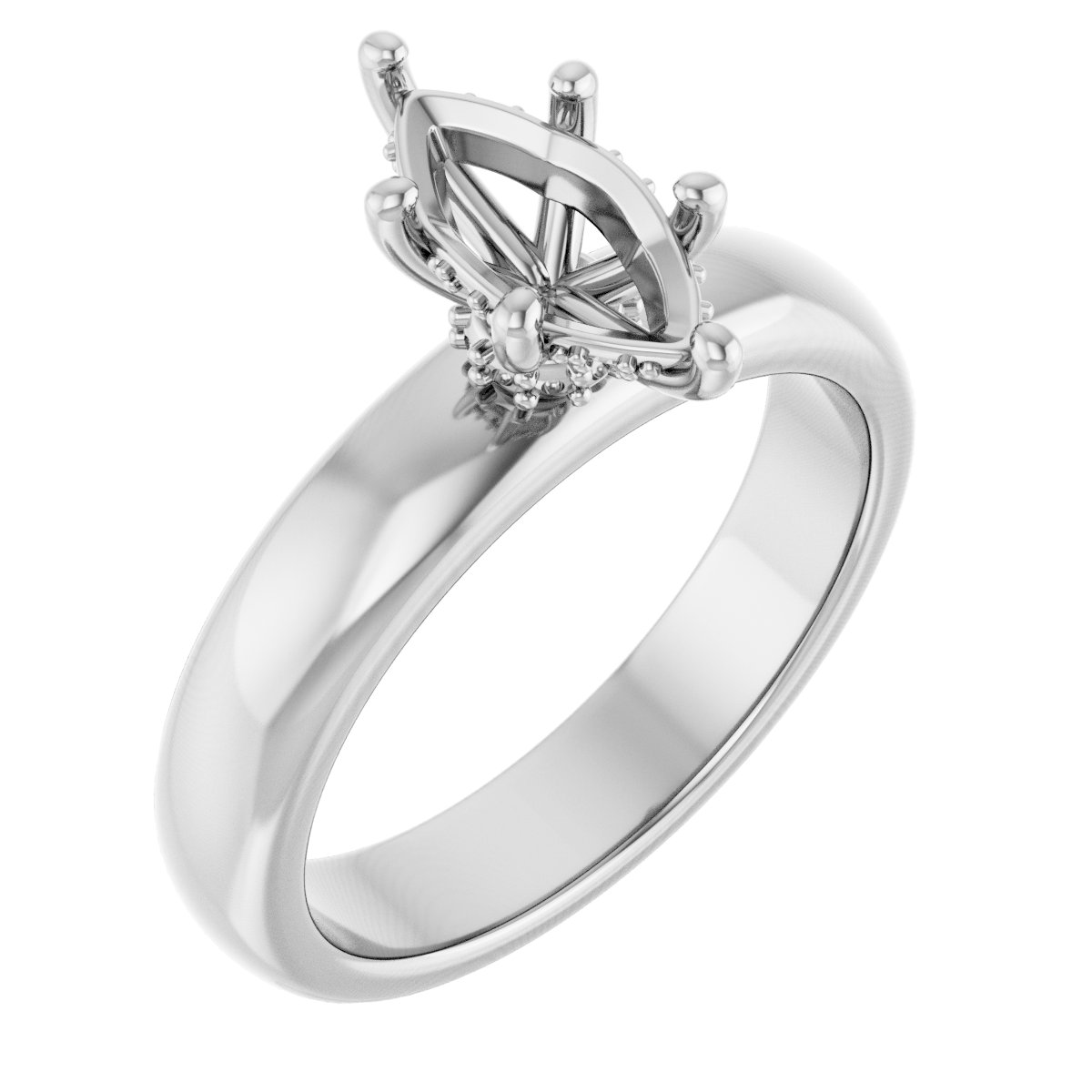 Accented Engagement Ring