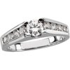 Platinum .50 CTW Diamond Engagement Ring Ref 146168