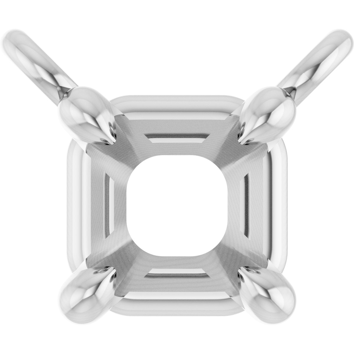 Claw-Prong Solitaire Necklace Center