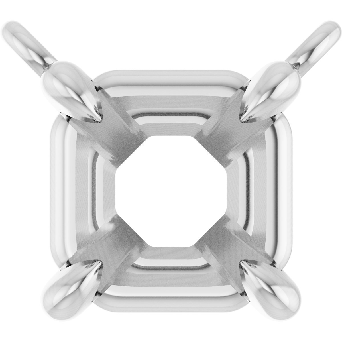 Claw-Prong Solitaire Necklace Center