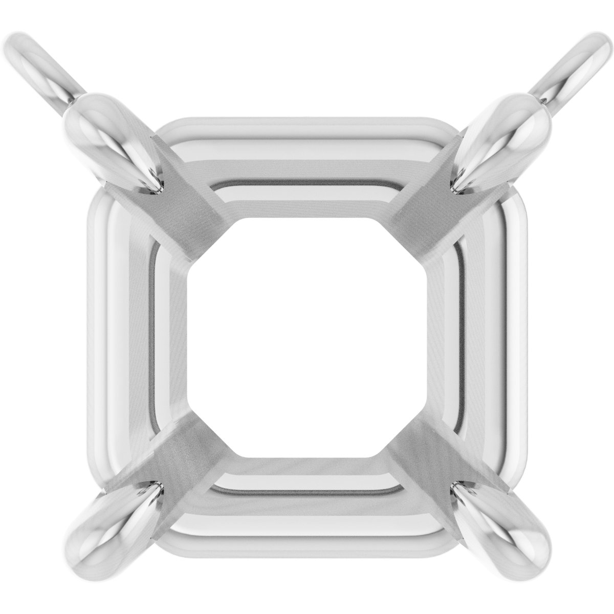 Claw-Prong Solitaire Necklace Center