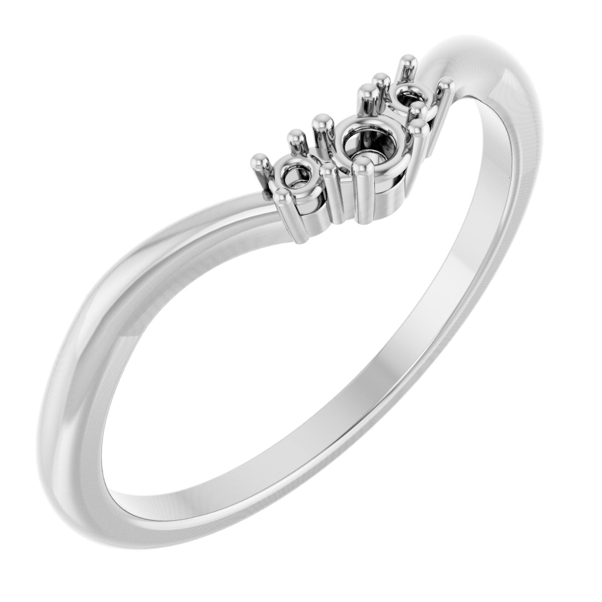 Accented Engagement Ring or Band