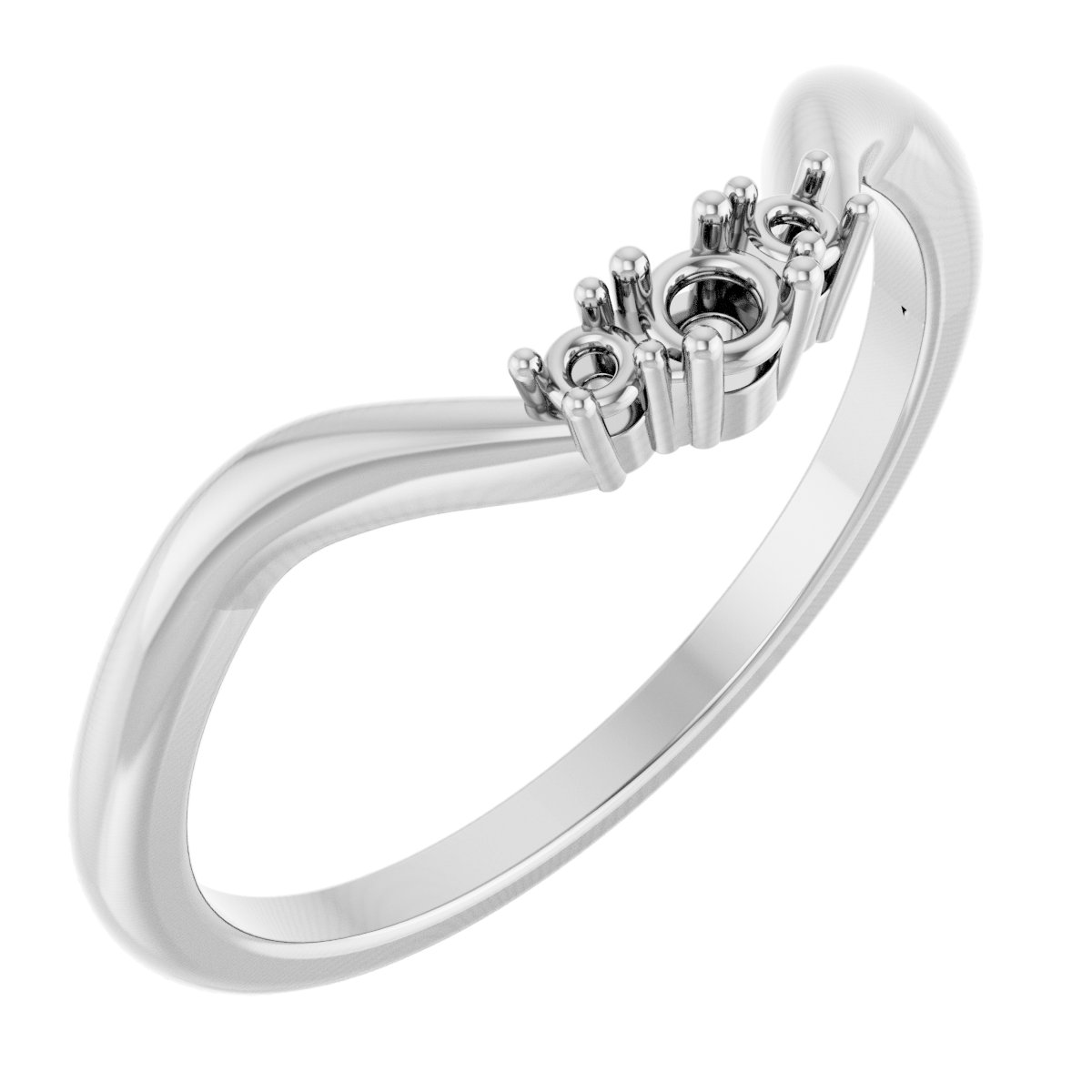 Accented Engagement Ring or Band