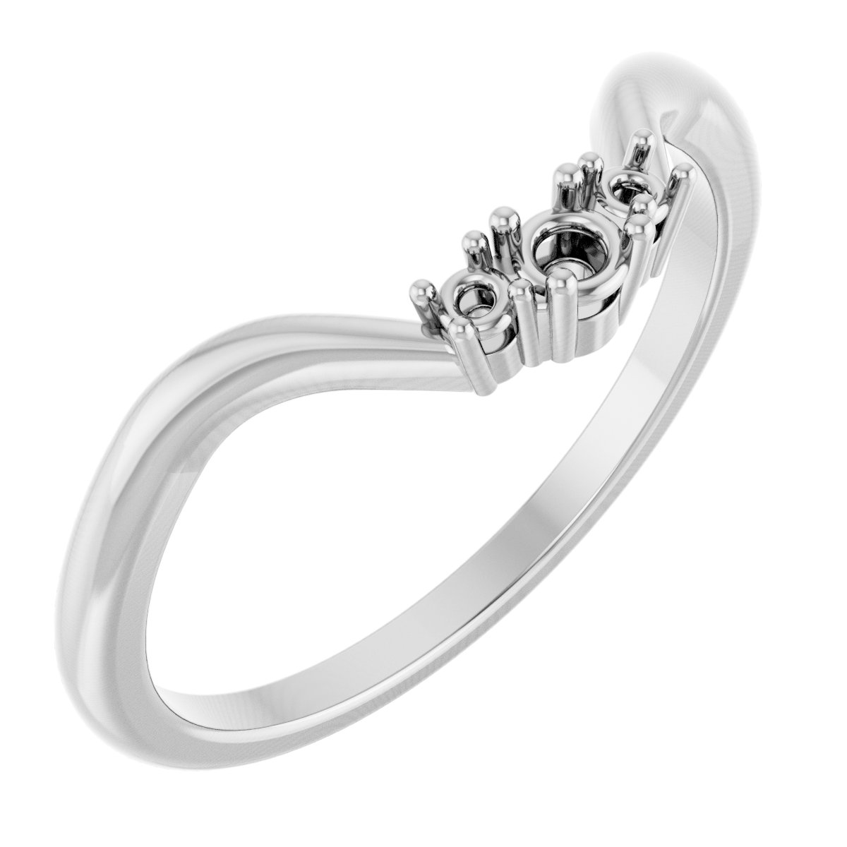 Accented Engagement Ring or Band