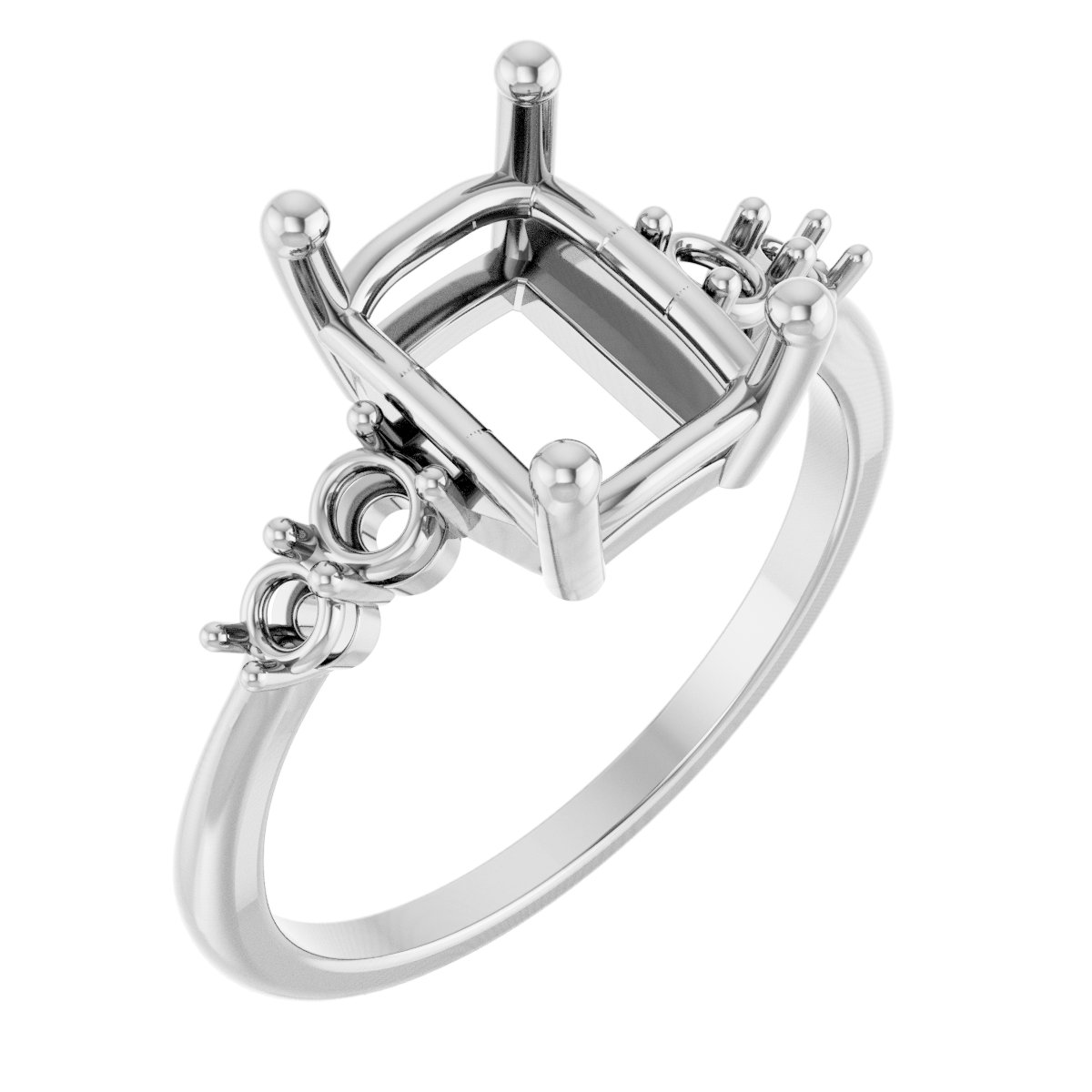 Accented Engagement Ring or Band