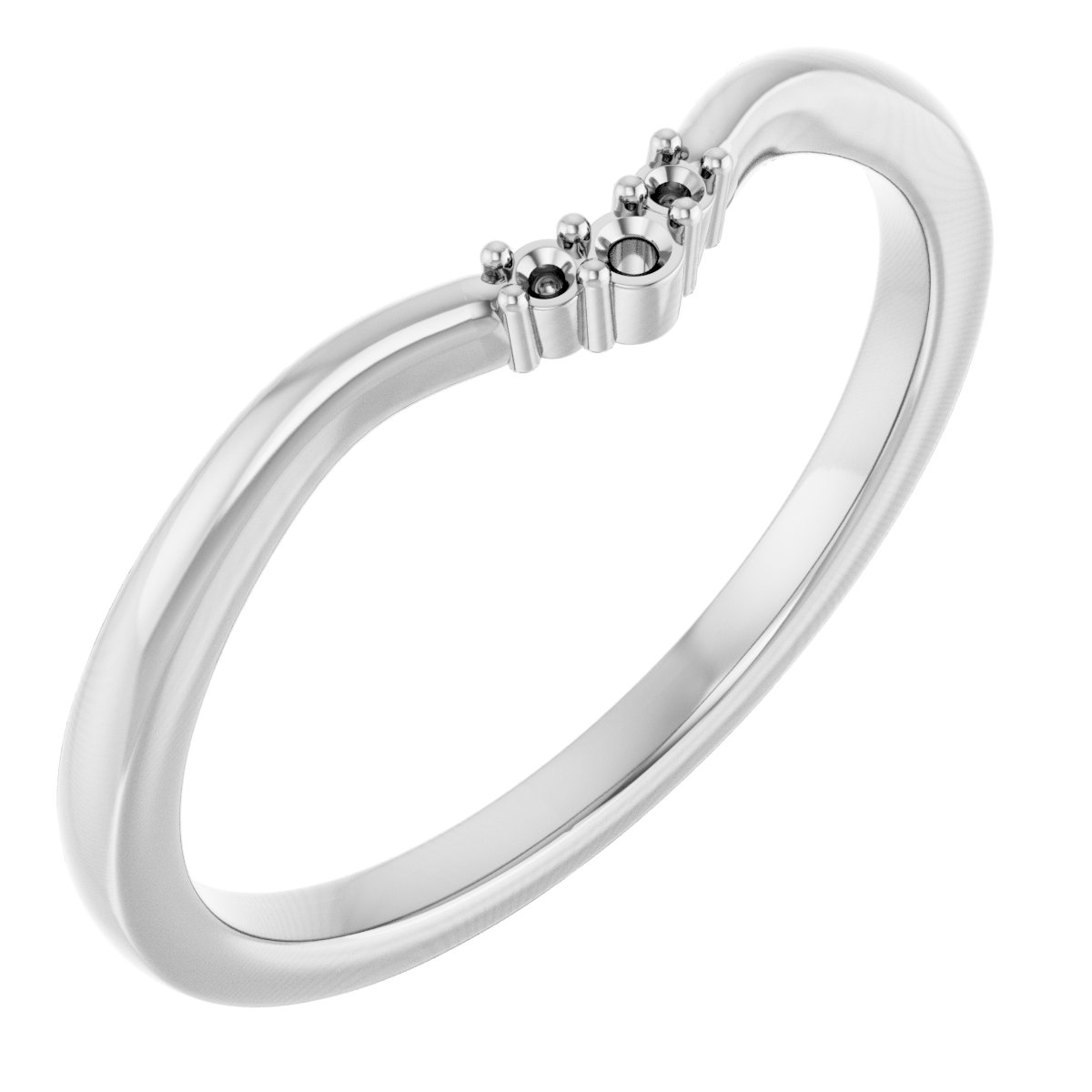 Accented Engagement Ring or Band