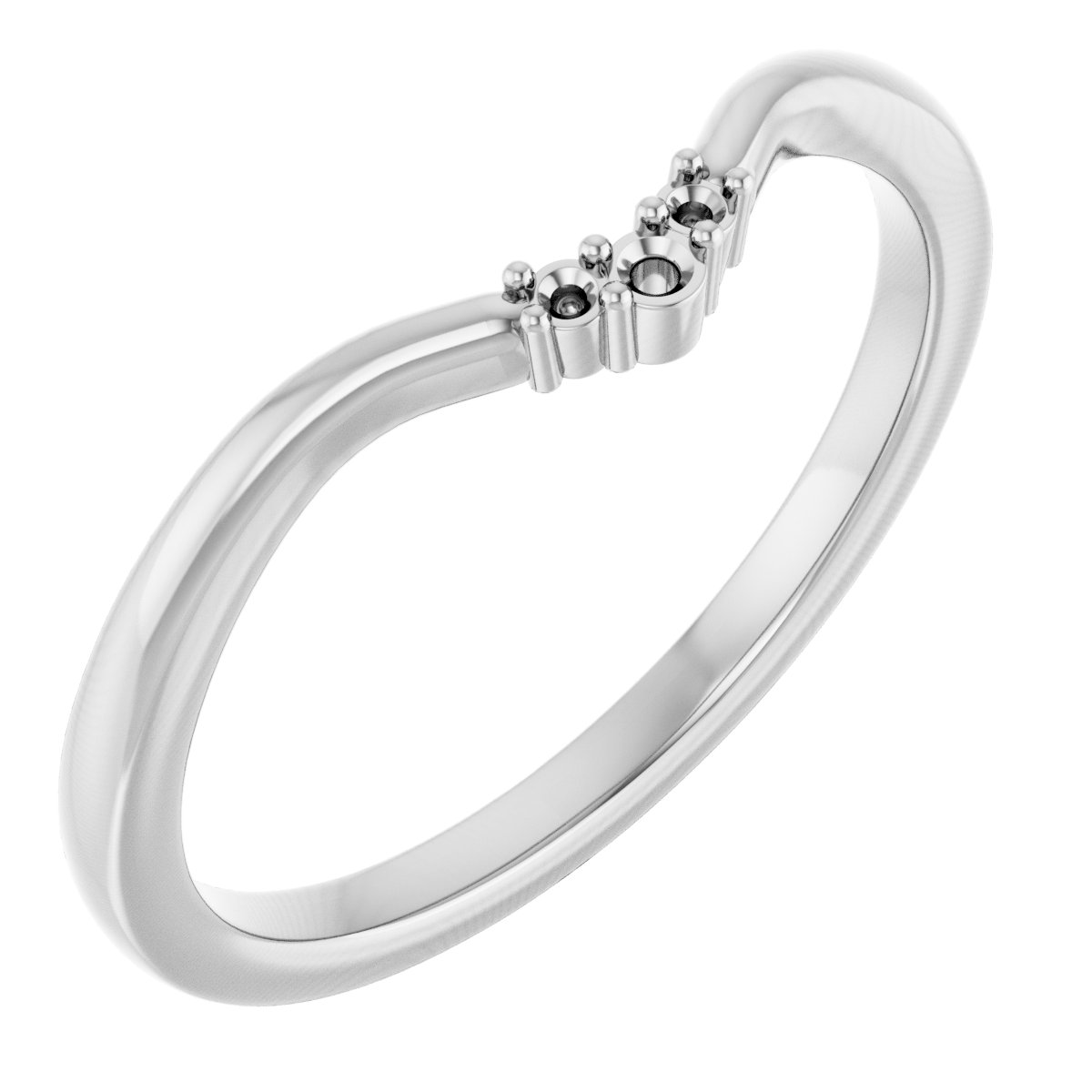 Accented Engagement Ring or Band