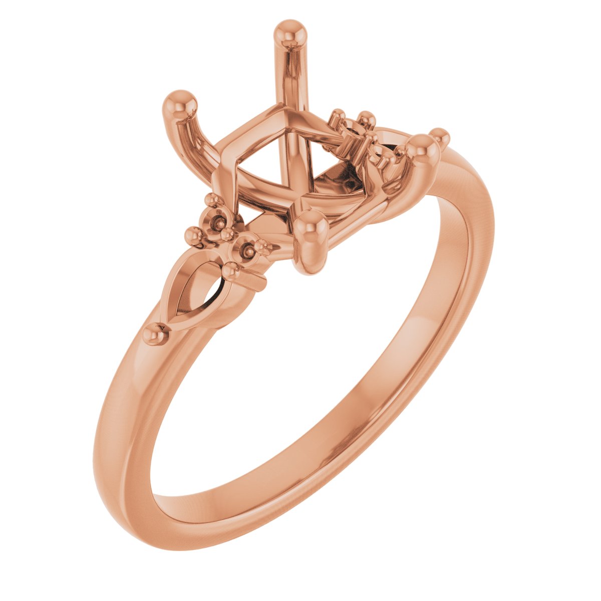 Accented Engagement Ring or Band