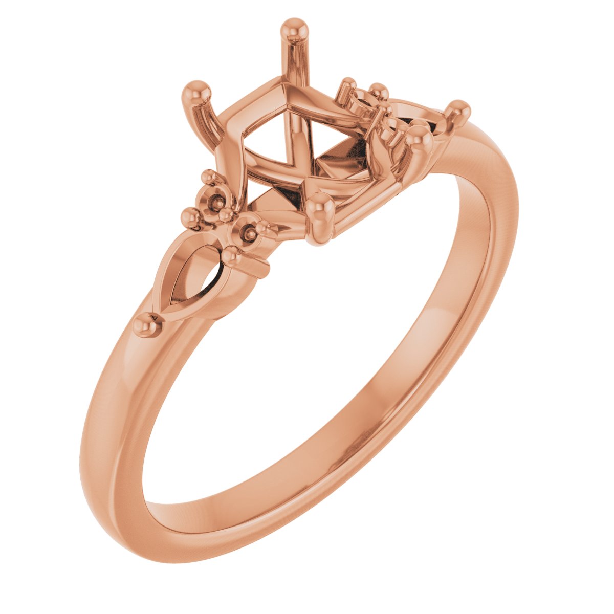 Accented Engagement Ring or Band