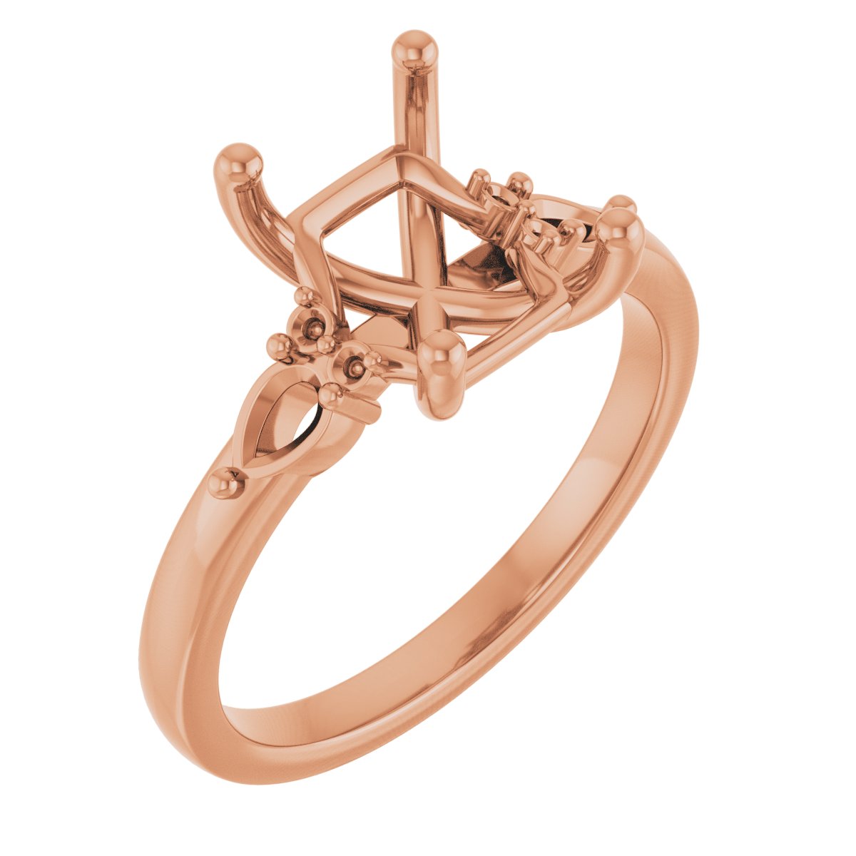 Accented Engagement Ring or Band