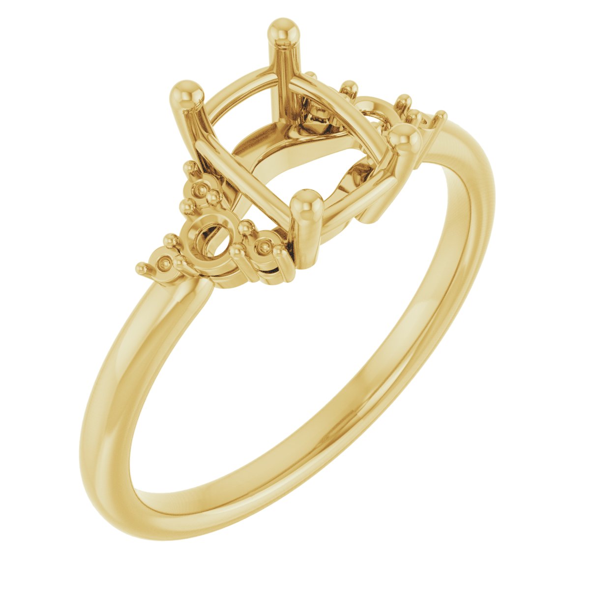 Accented Engagement Ring or Band