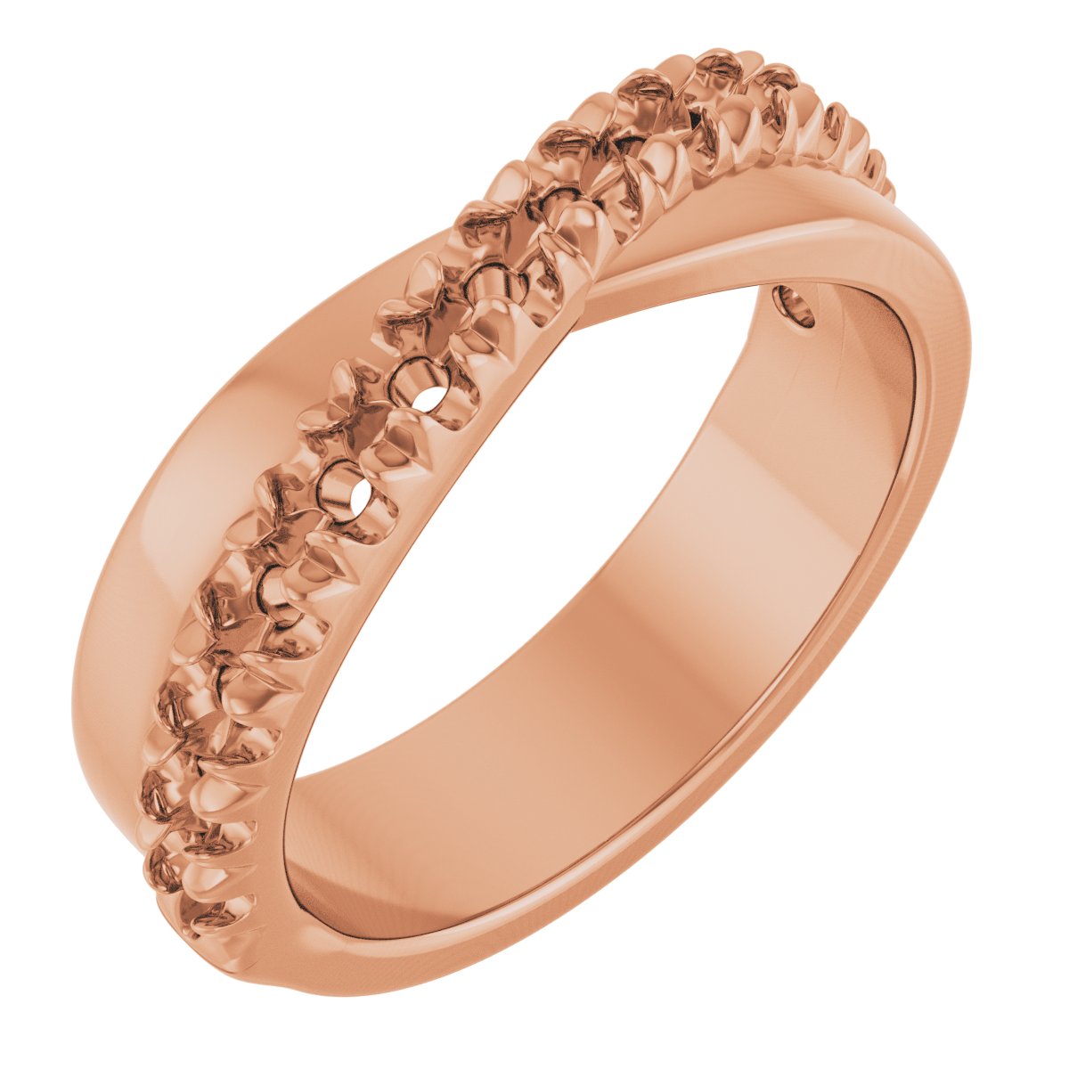 French-Set Criss-Cross Anniversary Band